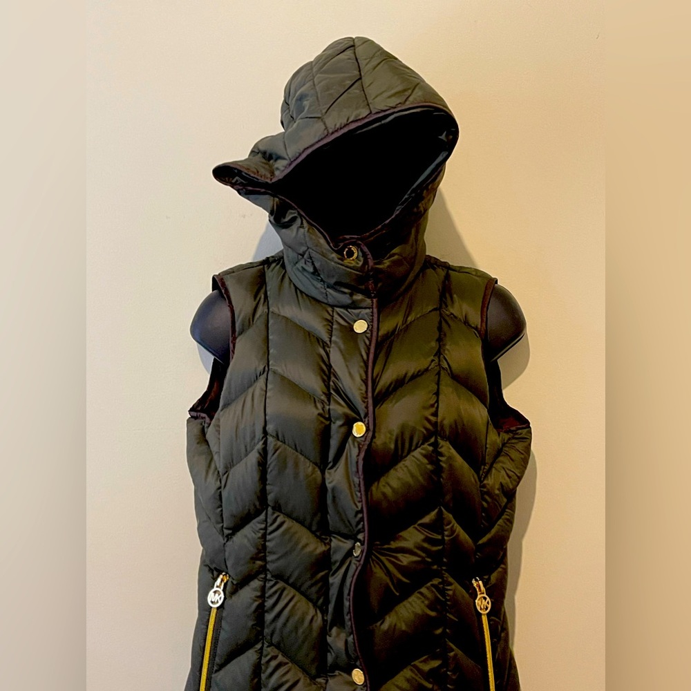 Michael Kors vest sz XS Green olive